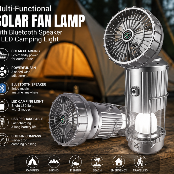 Multi-use Fan,Speaker & Light
